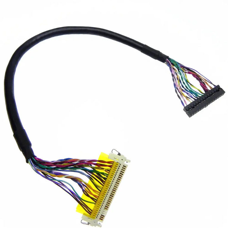 Ensamblaje de cables LVDS de diseño personalizado para transferencia de datos de alta velocidad en diversas industrias