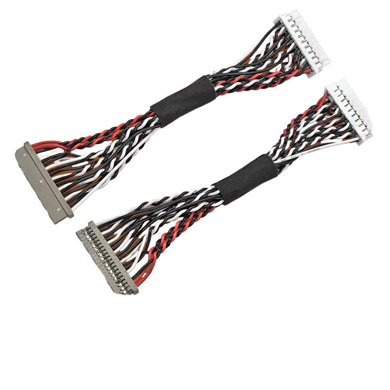 Ensamblaje de cable LVDS confiable con compatibilidad de pitcheo fino, ideal para pantallas, cámaras y dispositivos incrustados