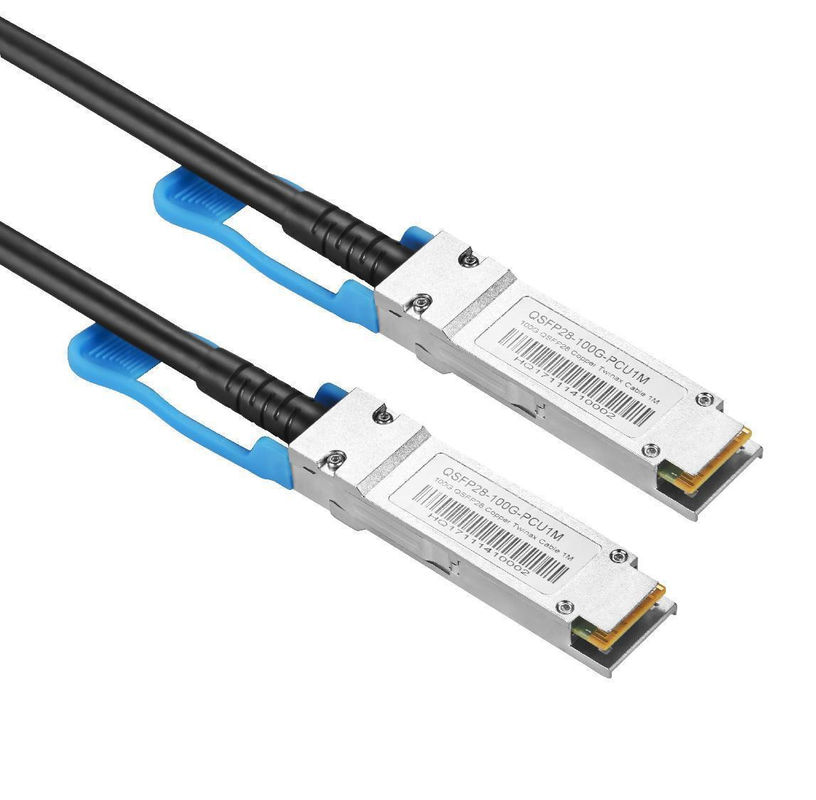 Asamblea de cables DAC de 200G QSFP-DD de alto rendimiento Cable de cobre personalizado para conectividad de servidores HPC y cloud