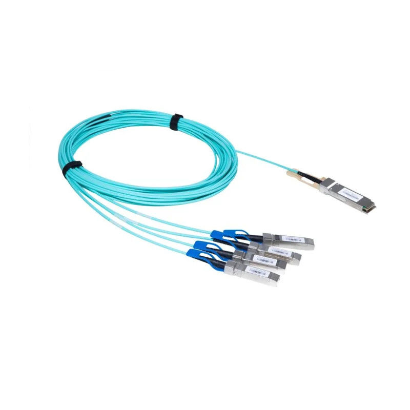 QSFP-40G Cable óptico activo OM3 1M 2M 3M 5M 7M 10M QSFP28 100G a 100G Fabricantes de arneses de cable AOC