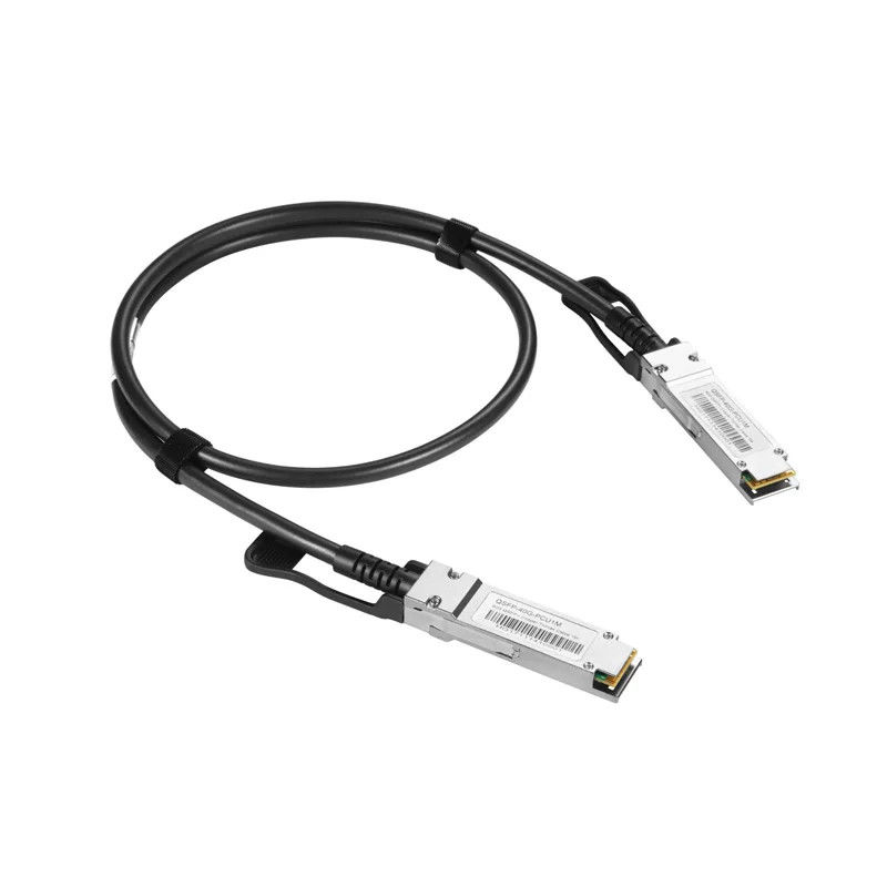 Ensamblaje de cable de diseño personalizado QSFP 40G Direct Attach Copper QSFP+ 4*10G 1M 3M 5M 7M Cable DAC Breakout de longitud personalizada