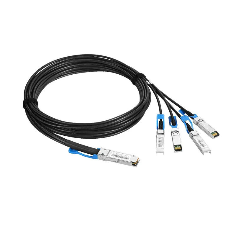 Ensamblaje de cable de conexión directa 3M QSFP+ QSFP+ Cable transceptor 40G QSFP+ Cable Twinax DAC Conector MPO para 5G POE Fibra WiFi 3G