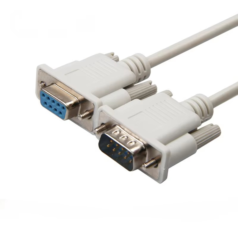 Arnés de cableado de conector DB de alta calidad con conectores moldeados duraderos y blindaje EMI, diseñado para la transferencia de datos RS232/RS485, sistemas PLC y equipos de automatización industrial