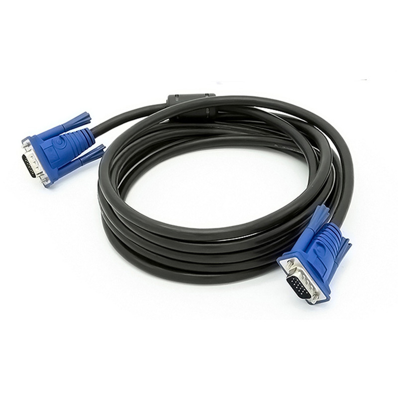 Cable personalizado duradero ensamblaje de cable VGA HD para conexión estable entre PC host, monitor y proyector por fabricantes de arneses de alambre