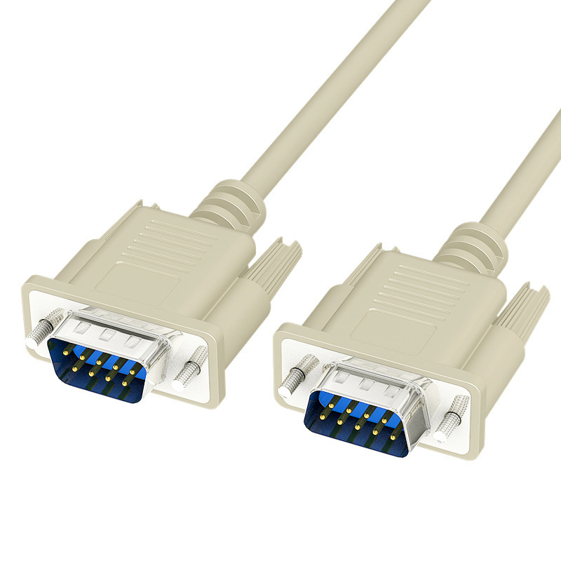 Ensamblaje de cable personalizado de enlace serie directo y cruzado con conector DB9 RS232, fabricado por fabricantes experimentados de mazos de cables