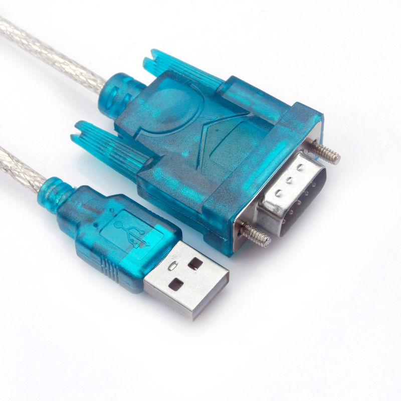 Adaptador USB a DB9 RS232 personalizado con chip CH340 diseñado para una comunicación estable del puerto COM por fabricantes de mazos de cables