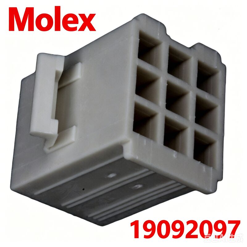 Molex 19092097 Casilla de conector de cable a placa de 9 pines OEM / ODM Arnés personalizado para automóviles e industriales