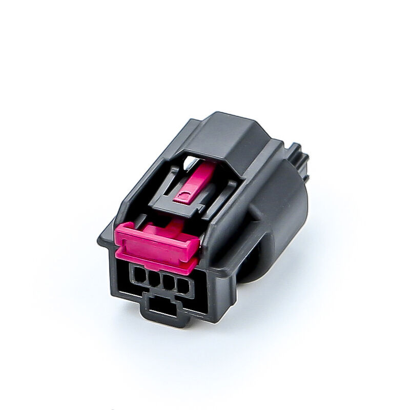 Molex 34967-4021 4 pines de conector de automóviles negro carcasa con clip de bloqueo rojo, conector Molex original