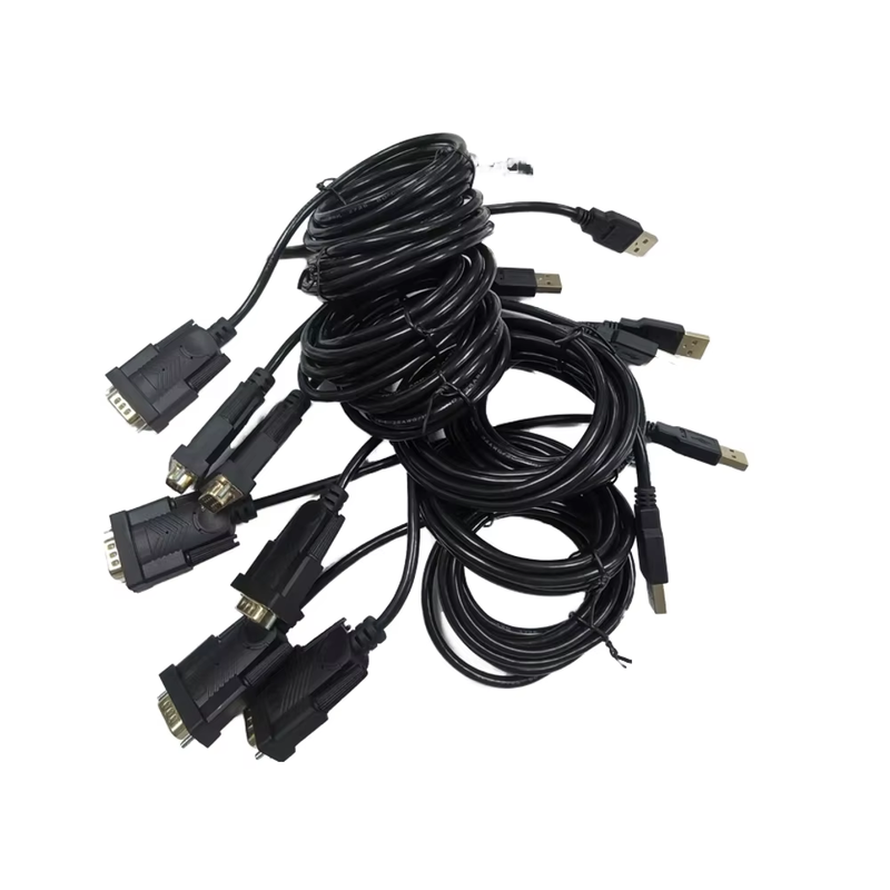 USB personalizado a DB9 RS232 Cable con PL230/FT231X/FX232RI Prolific Chips aislamiento de PVC