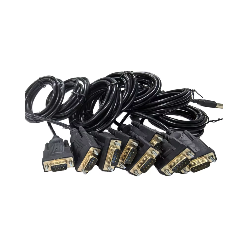 DB9 D-SUB 9-Pin Hombre-Mujer VGA Cable Coaxial Asamblea 0-180 Miniatura de chaqueta de PVC monitor altavoz micrófono reproductor de DVD 4K