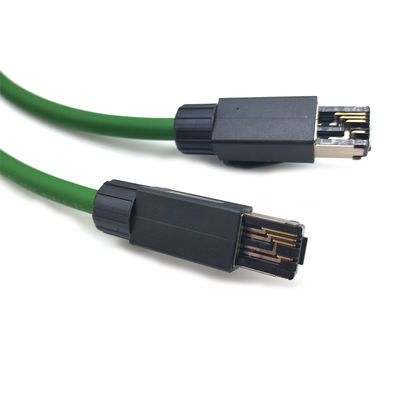 Servo cable de red industrial EtherCAT bus de alta flexibilidad doble blindaje de la cadena de arrastre del robot industrial cable PLC