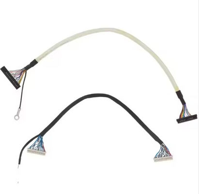 Cable de micro Lvds coaxial 20 30 40 pin pantalla LCD personalizada micro Lvds coaxial cable de pantalla Ipex para panel LCD