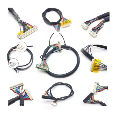 El cable de arnés eléctrico personalizado AS14*0.16*1.25*2C SP OD4.0 PVC para el sector industrial
