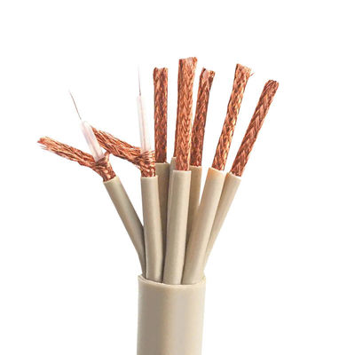 Certificado UL/CCC 1m/5m Cable coaxial flexible BNC conectores de audio de comunicación interior/exterior chaqueta de PVC conductor de cobre puro