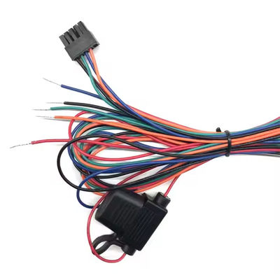 Arnés de cableado personalizado de colores de cables de 20 AWG para vehículos duraderos