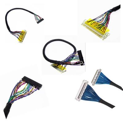 Fabricante profesional de arneses de alambre que ofrece ensamblaje de cables LVDS para módulos LCD TFT y cámaras