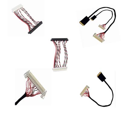 Ensamblaje de cable LVDS confiable con compatibilidad de pitcheo fino, ideal para pantallas, cámaras y dispositivos incrustados