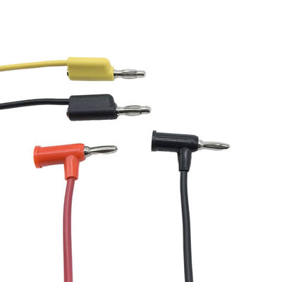 Diseño de cable personalizado Fabricación de cable médico 4.0/5.0mm Plug de plátano a cables de prueba de plomo femenino