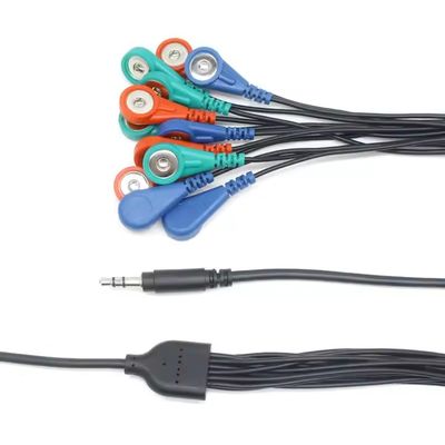 Fabricante de arneses de alambre que ofrece diseño de cable personalizado para soluciones de fabricantes de cables médicos con envolturas altamente flexibles y ignífugas ideales para sistemas de monitoreo respiratorio.