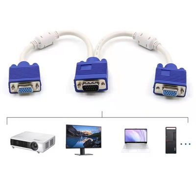 Ensamblaje de cable de datos VGA personalizado para cable de computadora a monitor de pantalla y proyector Enlace confiable de fabricantes de mazos de cables