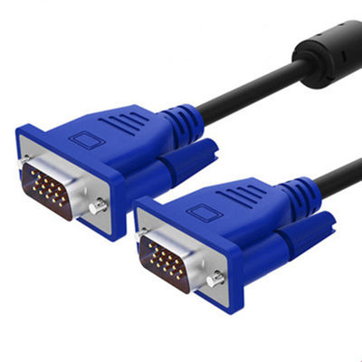 Arnés de conexión VGA para configuración de pantalla de computadora y proyector, adecuado para instalación de ingeniería, fábrica de cables personalizados