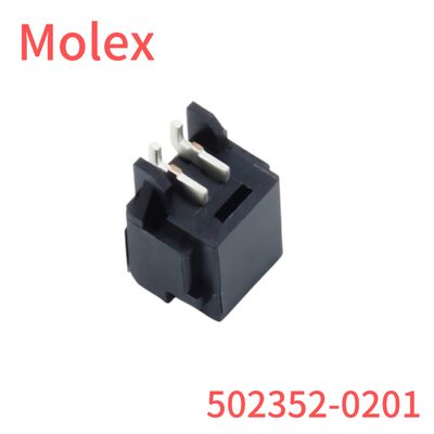 Molex 502352-0201 Conector de cabezal de montaje en superficie en ángulo recto auténtico de 2 posiciones