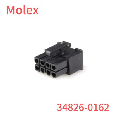 Molex 34826-0162 Auténtico conector de cabeza de montaje de posición 2 en ángulo recto