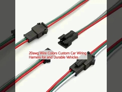 20awg Color de alambre Arnés de cableado de automóvil personalizado para vehículos duraderos