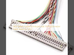 Conductor de cobre nominal de 300V Lvds 30 pin conector de cable chaqueta UL VW-1