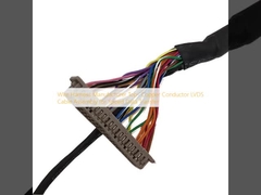 Fabricante de arneses de alambre: ensamblaje de cable LVDS de conductor superior de cobre para transferencia de datos de velocidad