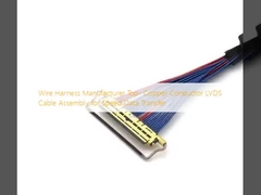 Fabricante de arneses de alambre: ensamblaje de cable LVDS de conductor superior de cobre para transferencia de datos de velocidad