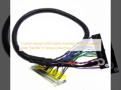Ensamblaje de cables LVDS de diseño personalizado para transferencia de datos de alta velocidad en diversas industrias