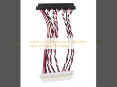 El conjunto de cables LVDS personalizados ¢ Transmisión de señal de alta velocidad para pantallas