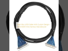 Cable LVDS de alta flexibilidad con diseño personalizado   OEM/ODM Fabricante de arneses de alambre