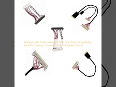Ensamblaje de cable LVDS confiable con compatibilidad de pitcheo fino, ideal para pantallas, cámaras y dispositivos incrustados