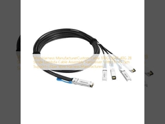 Fabricante de cables de alambreCable personalizado 100G QSFP-40G 28 Transceptor de ensamblaje de cable lambda único con soporte de 131nm 2km