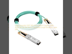 Ensamblaje de cable QSFP 40G Direct Attach Copper QSFP+ 4*10G 1M 3M 5M 7M o Cable Breakout DAC de longitud personalizada
