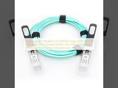 Fabricantes de arnés de cables transceptor de fibra óptica DOM de 2 km a 1310 nm Lambda QSFP28 de 100GBASE-FR QSFP-40G-FR QSFP-100G-FR-S de longitud personalizada