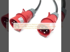 Diseño personalizado de cables para dispositivos de imagen médica. Biocompatibles, cables con protección EMI con aislamiento de alta flexibilidad y conectores de precisión para una transmisión de datos confiable.